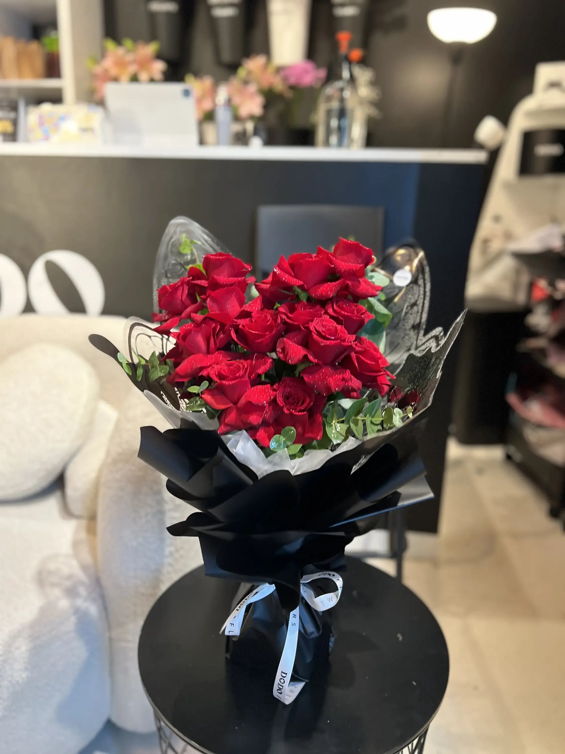 Butterfly Red Rose Bouquet