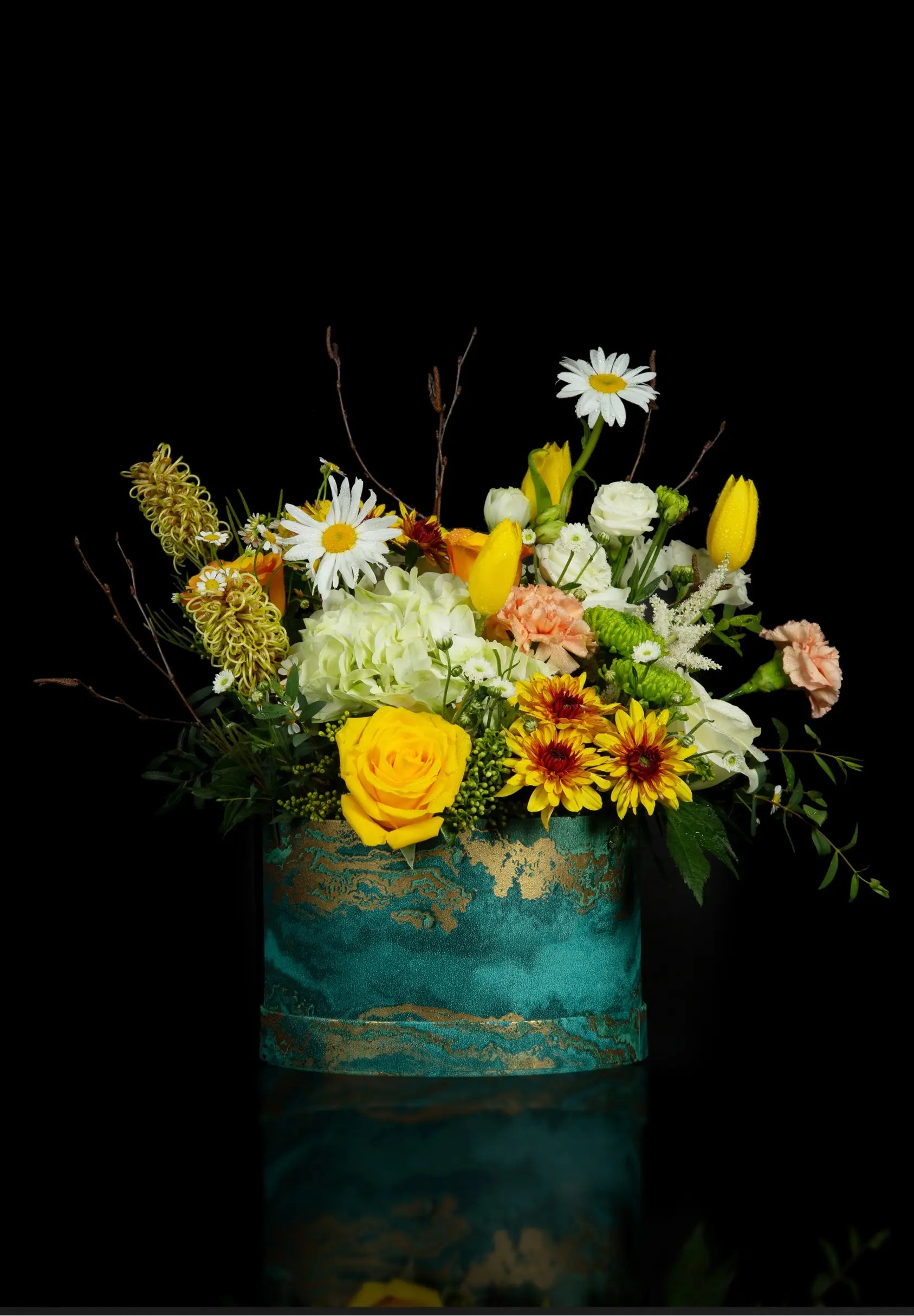 Pastel Elegance Flower Box